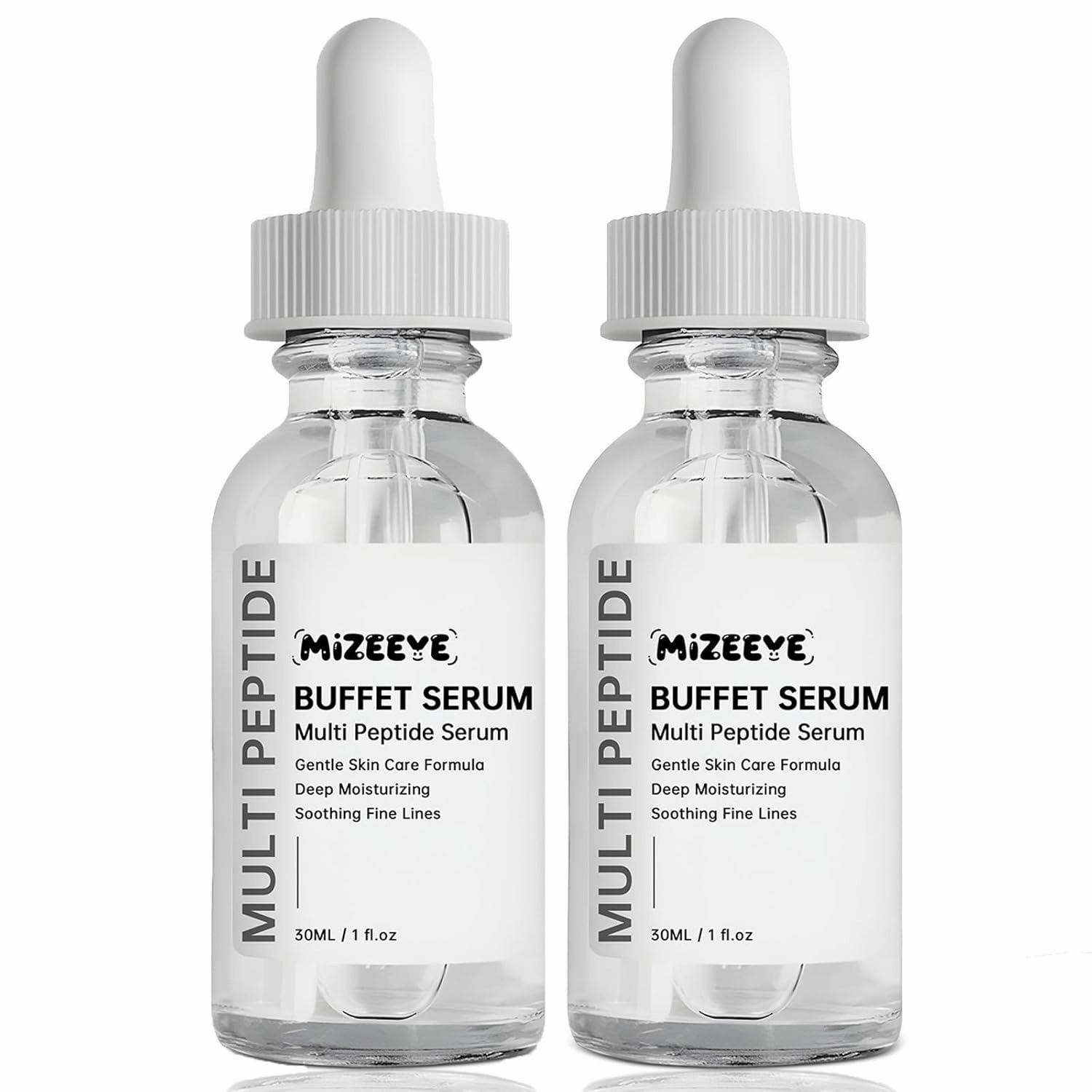 Peptides Serum For Face, 2 PCS Buffet Multi Peptide Face Serum For Anti-aging, Moisturizing, Fine Lines & Acne.