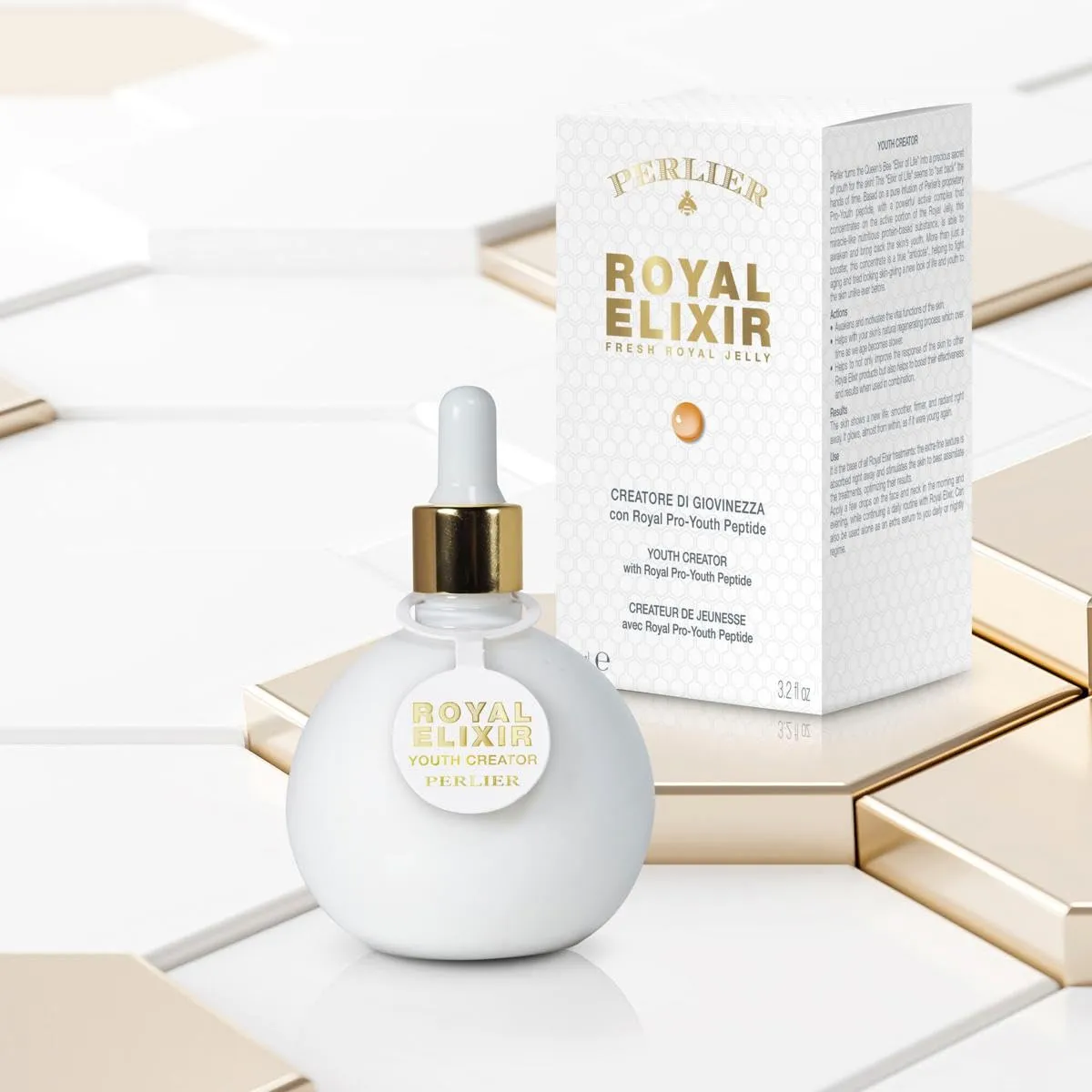 Perlier Royal Elixir Youth Creator With Royal Pro-Youth Peptide 95ml / 3.2 floz
