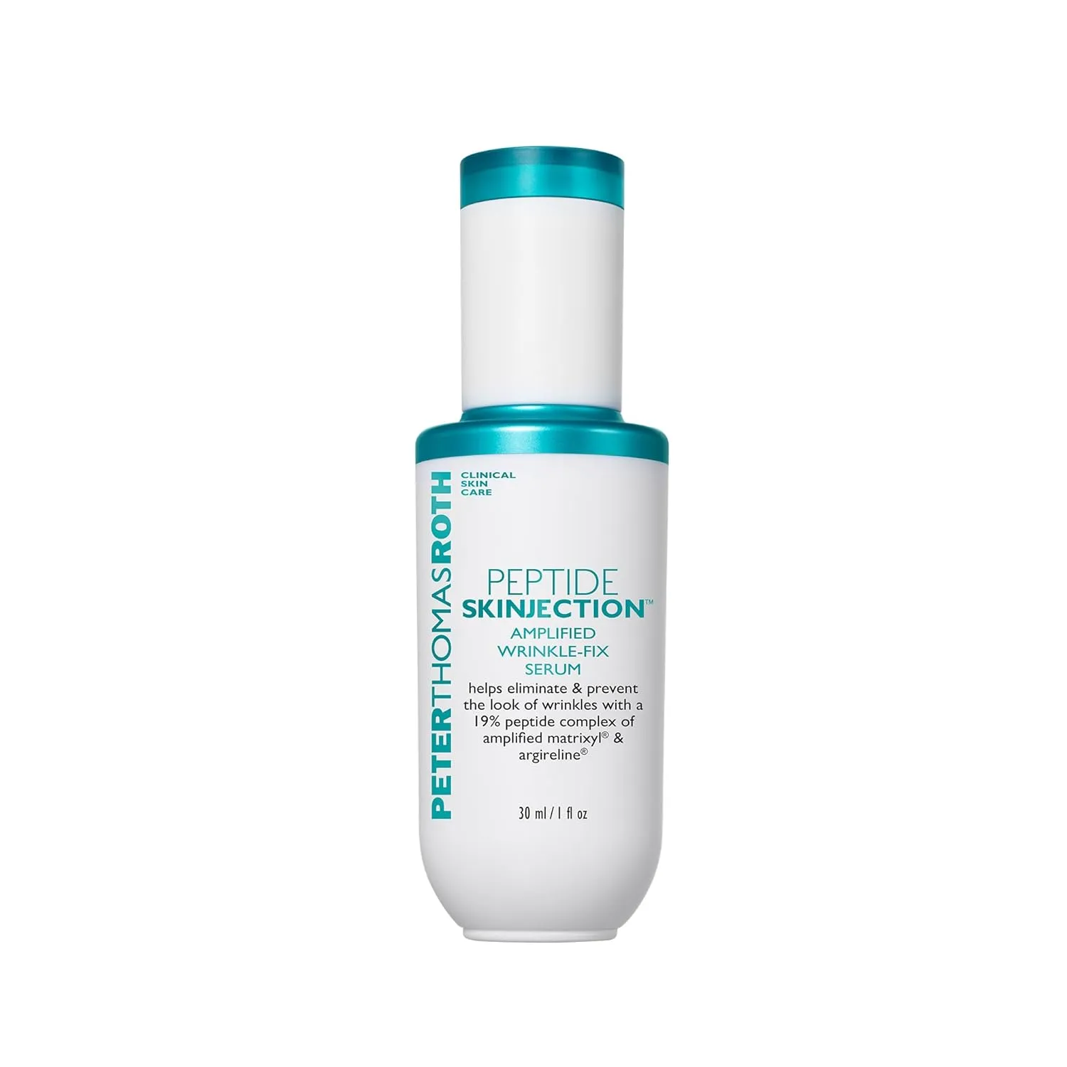 Peter Thomas Roth | Peptide Skinjection™ Amplified Wrinkle-Fix Serum, Clinically Proven Refillable Serum for Anti-Aging and Loss of Firmness, Matrixyl and Argireline, For All Skin Types