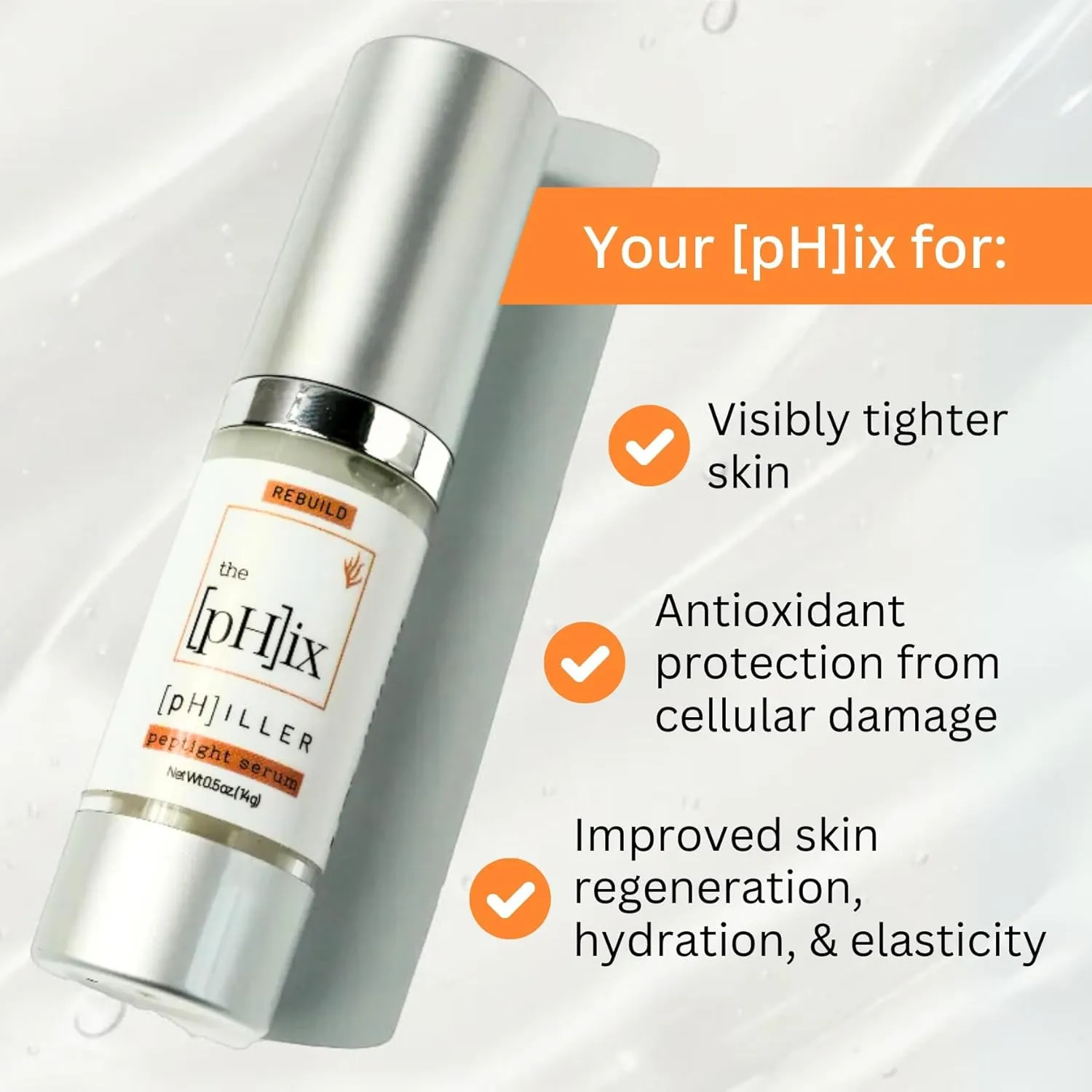 pHiller Peptide Serum - Advanced Anti Aging Face Tightening Serum for Fine Lines and Wrinkles, Hydrating Peptides Facial Formula for Skin, with Argireline   Tripeptides; Vegan (2-Pack)
