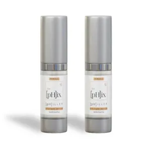 pHiller Peptide Serum - Advanced Anti Aging Face Tightening Serum for Fine Lines and Wrinkles, Hydrating Peptides Facial Formula for Skin, with Argireline   Tripeptides; Vegan (2-Pack)