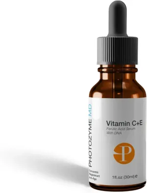 Photozyme Anti Aging Vitamin C   E Ferulic Acid Face Skincare, 1 fl. oz/30 ml