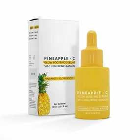 Pi.nea.pple-C Glow Boosting Serum With Vitamin C, Hyaluronic And Kakadu I Non Irritating I Reduces Pigmentation | For Dull Uneven Skin | Face Serum 30 Ml