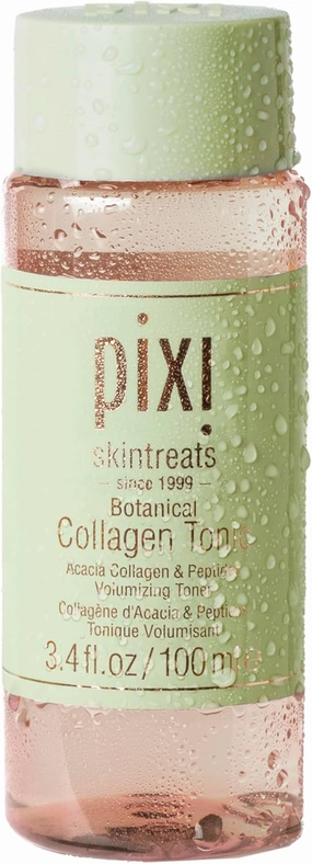 Pixi Botanical Collagen Tonic, Volumizing & Hydrating Toner, Enhanced with Peptides & Botanicals to Firm & Revitalize, Alcohol-Free Daily Moisturizing Toner, 100 ml / 3.4oz