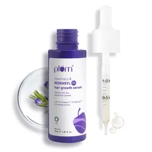 P.lums Hair Growth Serum | With Rosemary, 3% Redensyl, 4% Anagain, 3% Baicapil, & Ginseng Extract | Reduces Hairfall, Boosts Hair Growth, Improves Hair Density |For Men & Women | 30ml
