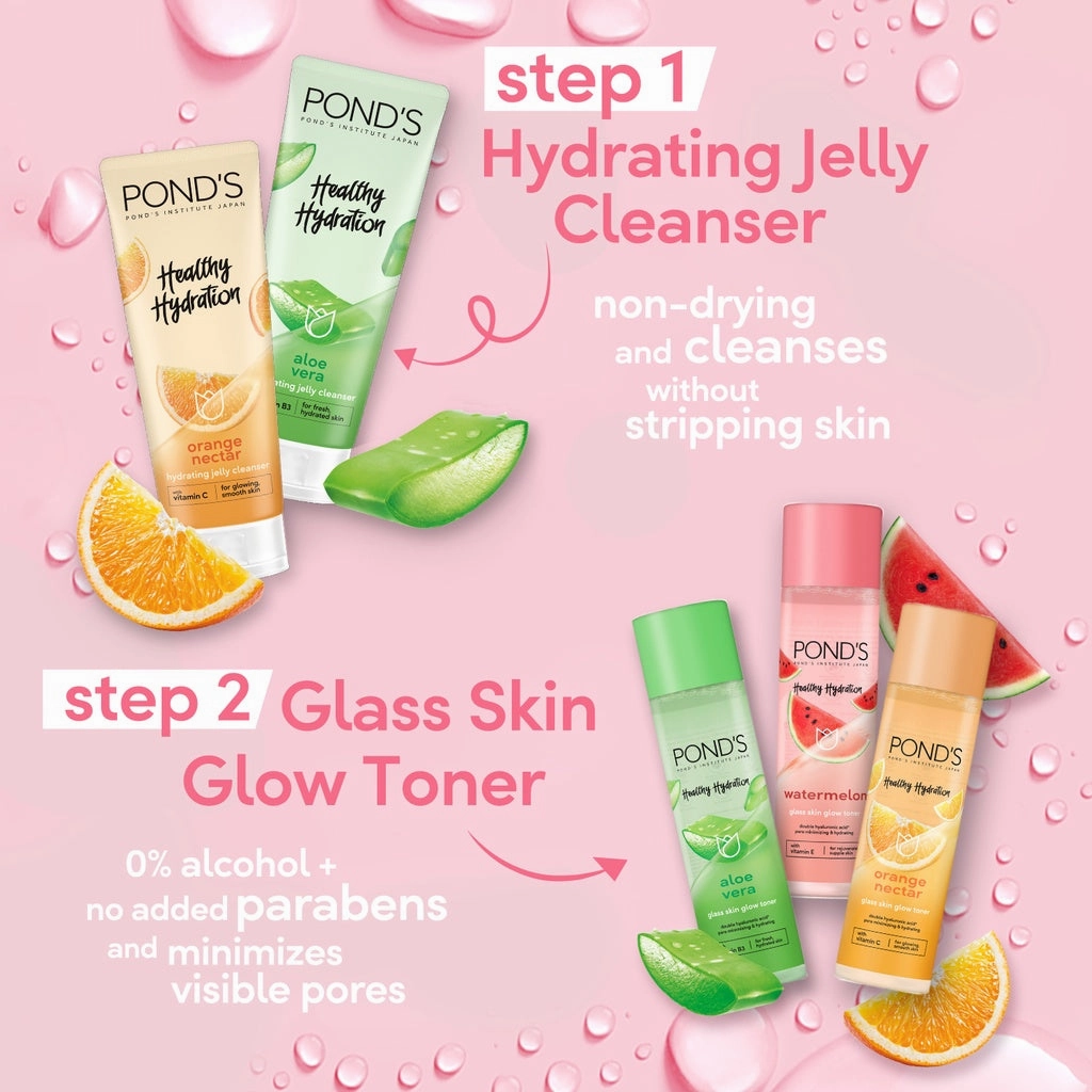 Pond's Healthy Hydration Orange Nectar Hyaluron Serum 30g