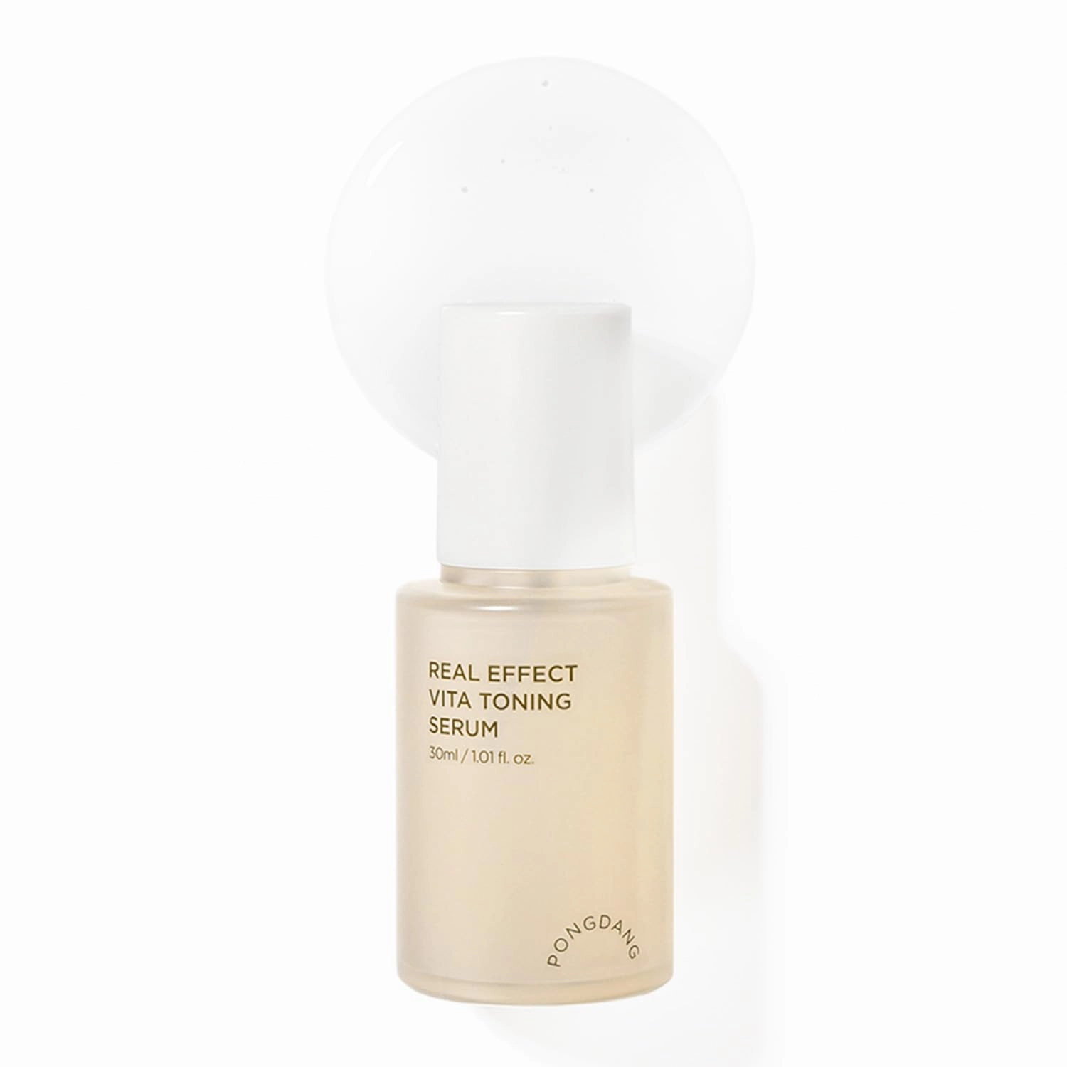 PONGDANG Real Effect Vita Toning Serum | Pore-Refining & Skin-Brightening Care | Lightweight, Non-Greasy Formula with 12 Vitamins, Niacinamide & White Truffle