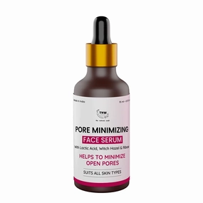 Pore Minimizing Serum for Tightening Pores | With Lactic Acid & Witch Hazel | Paraben and Sulphate-Free
