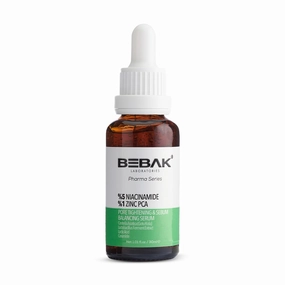 Pore Refining and Sebum Balancing Serum - Refine Your Skin with Improved Clarity BEBAK PHARMA PORE TIGHTENING and SEBUM BALANCING SERUM 30 ML