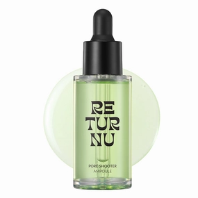 Pore Shooter Ampoule, Pore Minimizer Serum with Persimmon Leaf, Natural BHA & Triple Hyaluronic Acid, Control Sebum for Oily Sensitive Skin, Vegan Korean Skincare (30ml / 1.01 fl. oz)