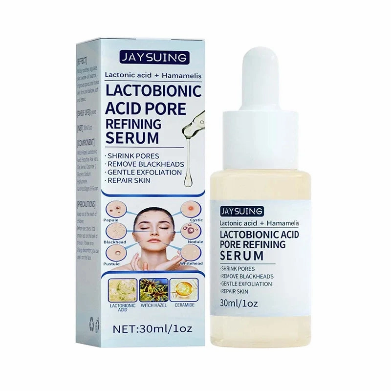 Pore Shrinking Face Serum Removing Large Pore Tightening Repairing Facial Pore Minimizing Purify Pore Whitening Skin Care