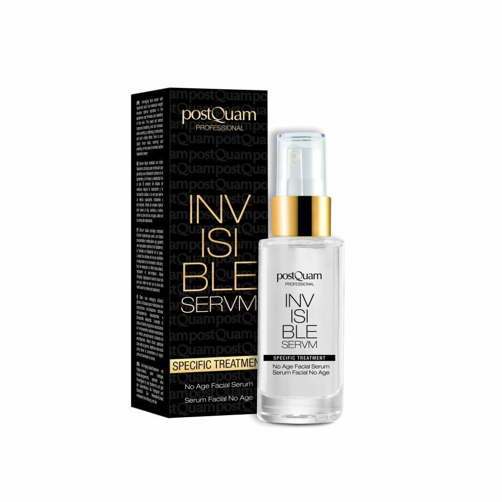 postQuam Professional Invisible Serum 30ml - Hyaluronic acid - Anti-aging - Natural ingredients - Low molecular weight - Optimal hydration - Firmness