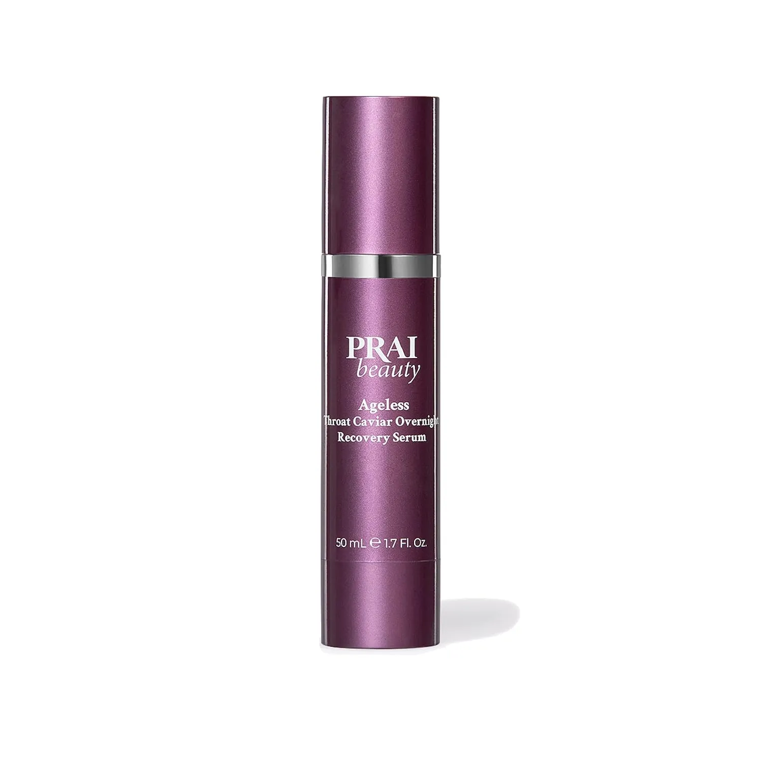 PRAI Beauty Ageless Throat Caviar Overnight Recovery Serum for Instantly Ageless Neck, Neck Firming and Tightening Serum, 1.7 Oz