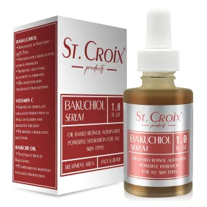 Premium Grade Bakuchiol Facial Oil Serum with Vitamins C & E - Odorless Oil-Based Anti-Aging Serum for Face & Body - Hydrating Retinol Alternative - 1 oz