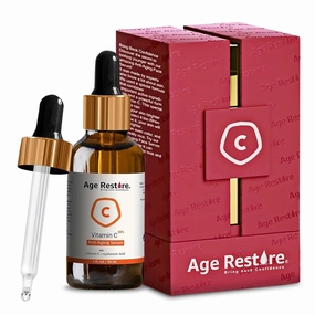 Premium 20% Vitamin C Serum For Face with Hyaluronic Acid, Vitamin E | Natural Vitamin C Serum | Anti Aging Serum | Reduce Dark Spots & Acne Wrinkles | Brightening Skin Serum Glowing | 1 FL OZ - 30ml