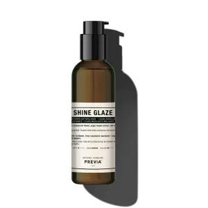 PREVIA Shine Glaze Glossifying Styling Hair Serum for Dull Hair with Light Hold Hydrating Formula Boosts Shine and Volume Vegan Natural Ingredients Sulfate Paraben Free 6.7 oz