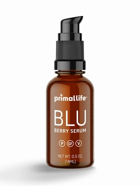 Primal Life Organic - Blu Berry Serum, Skin Brightening Serum, a blend of nutrient-rich berries, Certified organic (0.5 oz)