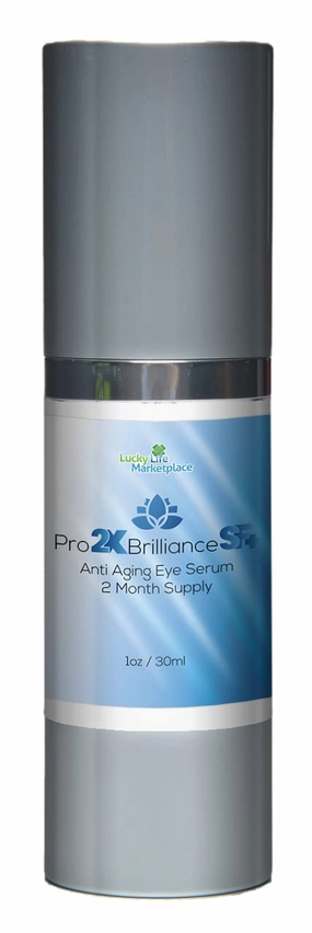Pro 2x Brilliance SF   Serum - Anti Aging Eye Serum - 2 Month Supply - Rapidly Reduce Appearance of Dark Circles & Puffiness - Exfoliating Vitamin C Serum to Rejuvenate Skin - Aid Skin Cell Renewal