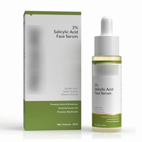 Pro.ski.re 2% Salicylic Acid Serum For Acne, Blackheads & Whiteheads | Control Oil & Bumpy Texture | BHA Exfoliant - 30 ml