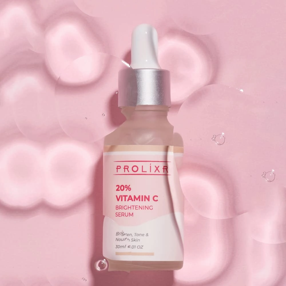 Prolixr Skin Reset Bundle - Foaming Face Wash, Sea Algae Serum, Vitamin C Serum & Moisturizer | Pore Tightening | Improved Skin Texture | All Skin Types