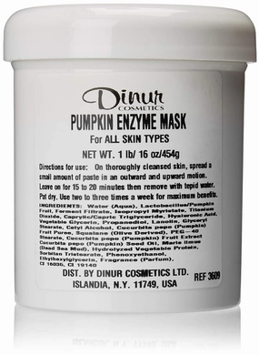 Pumpkin Enzyme Mask Suitable for All Skin Types Exfoliating & Brightening Facial Treatment 16 oz. 454 grams