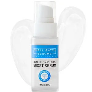 Pure Hyaluronic Acid Face Serum for Women - For Dull, Dry Facial Skin w/Ultra Moisturizer HA Acido Hialuronico - Anti Aging Daily Plumping Hydrating Skincare Serum - Alcohol Fee - Made in USA