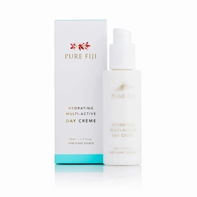PURE FIJI Hydrating Day Face Cream Multi Active Hydrating Face Moisturizer Gel Cream to Hydrate and Smooth Skin, Natural Formula for All Skin Types 1.7 Fl.Oz