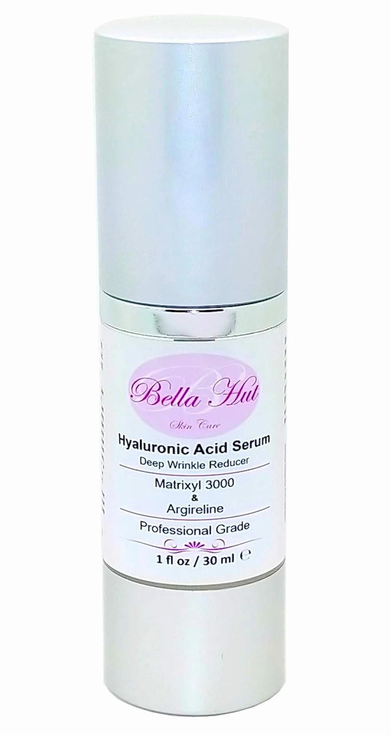 Pure Hyaluronic Acid Face Serum with Matrixyl 3000 & Acetyl Hexapeptide-3, 1 OZ