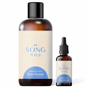 Pure Hyaluronic Acid Serum 8oz and 1oz, Korean Skin Care Moisturizer, Anti Aging Korean Beauty (8 Fl Oz)