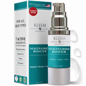 Pure Niacinamide Serum for Face with Salicylic Acid & Squalane - Anti Aging (Vitamin B3) Niacinamide Serum for Hyperpigmentation, Dark Spots, Clogged Pores & Dull and Dehydrated Skin - 1 Fl Oz