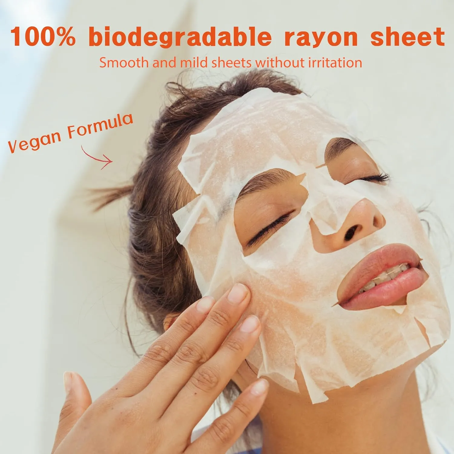 Purederm Vegan Vitamin Sheet Masks (12 Packs) – Facial Sheet Mask for Brightening & radiance Treatment