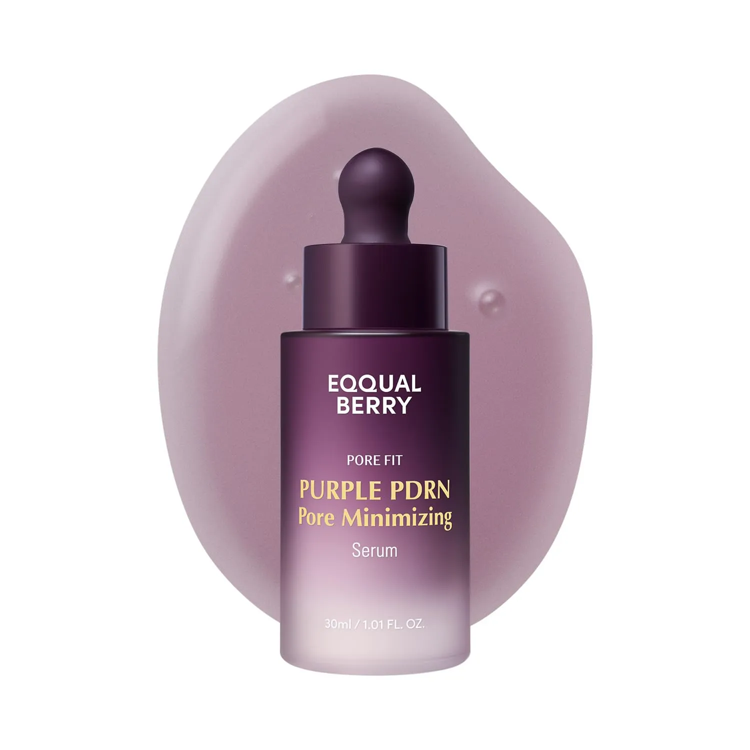 Purple PDRN Pore Minimizing Serum – Vegan Collagen & Peptides for Pore Refining & Skin Elasticity | Niacinamide & CICA Exosome for Calming | Korean Glass Skin, 1.01 FL OZ