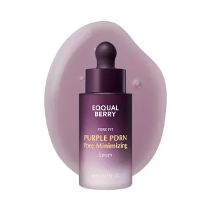 Purple PDRN Pore Minimizing Serum – Vegan Collagen & Peptides for Pore Refining & Skin Elasticity | Niacinamide & CICA Exosome for Calming | Korean Glass Skin, 1.01 FL OZ