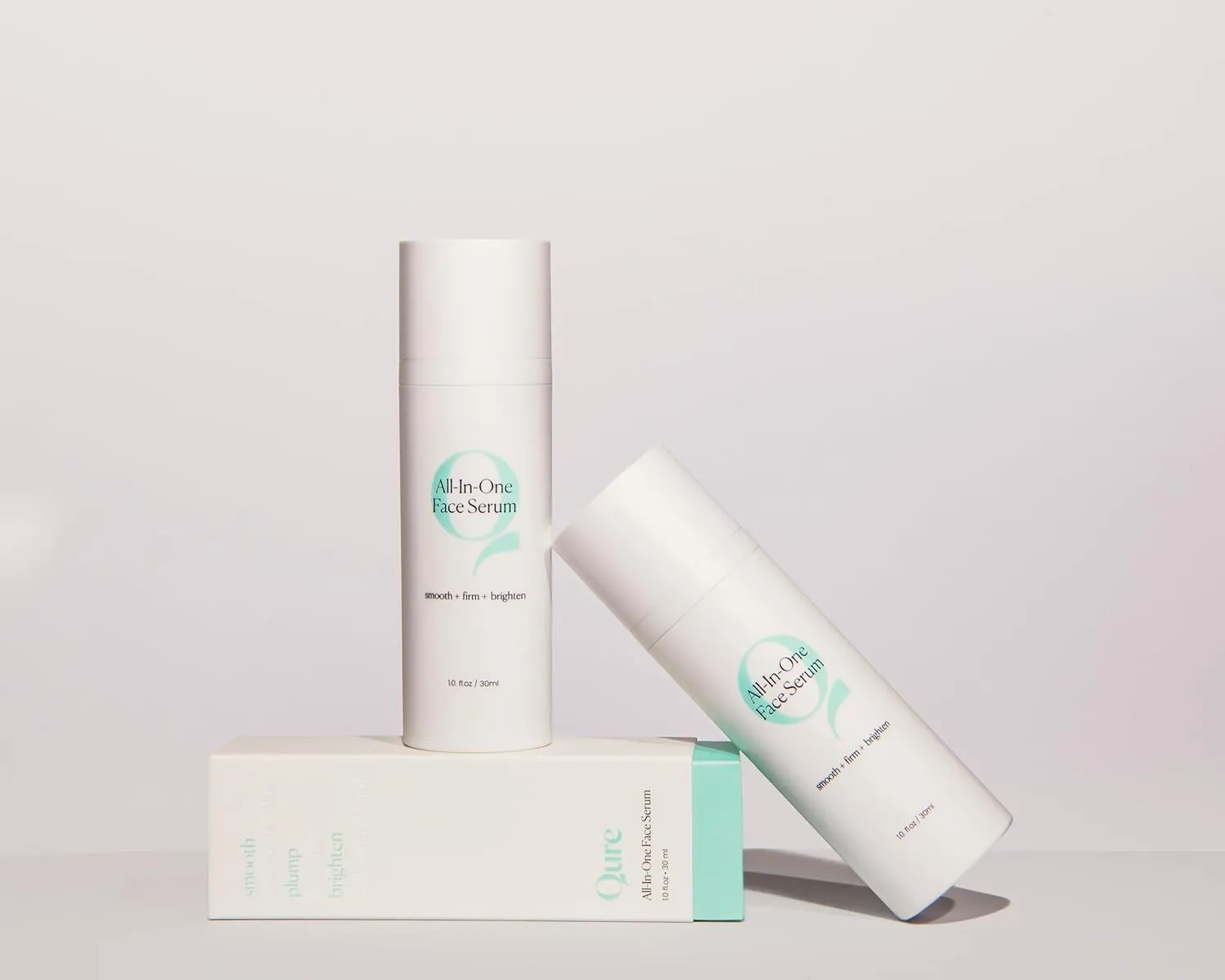 Qure All In One Hyaluronic Acid Serum for Face, Facial Serum With Niacinamides, Retinol, Lactic & Mandelic Acid, Bakuchiol, Peptides & Vitamin C Formulated For Fine Lines & Wrinkles