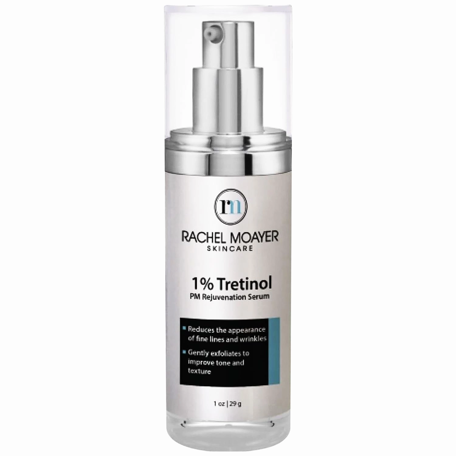 Rachel Moayer 1% Tretinol PM Rejuvenation Serum, Anti Aging Serum for Women, Rejuvenate Face Serum Ideal for Fine Lines & Wrinkles, Skin Firming Serum for Face Exfoliates To Help Refine Tone & Texture