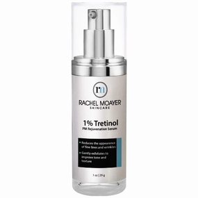 Rachel Moayer 1% Tretinol PM Rejuvenation Serum, Anti Aging Serum for Women, Rejuvenate Face Serum Ideal for Fine Lines & Wrinkles, Skin Firming Serum for Face Exfoliates To Help Refine Tone & Texture