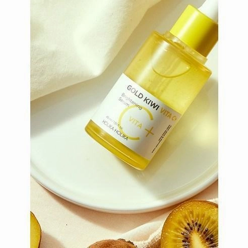 Radiant Glow Gold Kiwi Vita C  Brightening Serum 45ml | HOLIKA HOLIKA