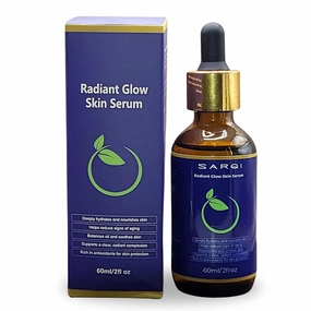 Radiant Glow Skin Serum – 100% Natural Face Oil with Jojoba, Rosehip, Neroli & Vitamin E – Brightening, Anti-Aging & Hydrating Treatment – 60ml