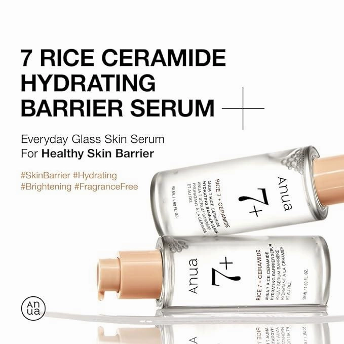 Radiant Harmony 7 Rice Ceramide Hydrating Barrier Serum 50ml | Anua