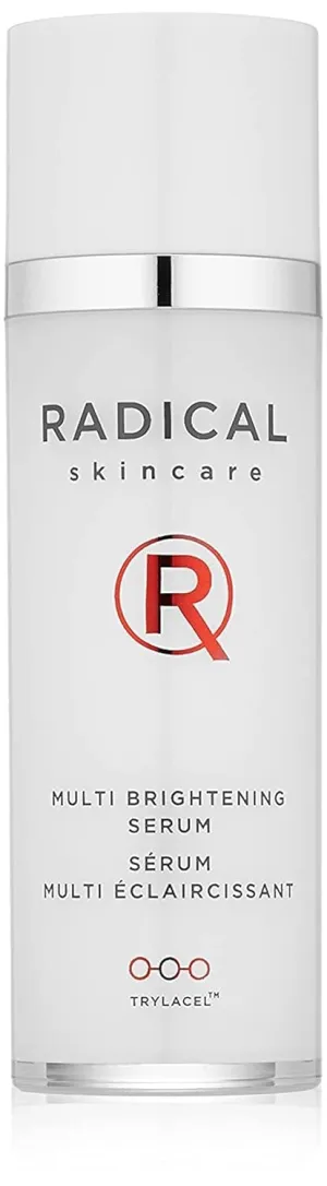 Radical Skincare Multi Brightening Serum - Fights 7 Causes of Uneven Skin Tone, Tightens & Brightens Skin - For All Skin Types Including Sensitive Skin - Paraben & Cruelty Free (1 oz)