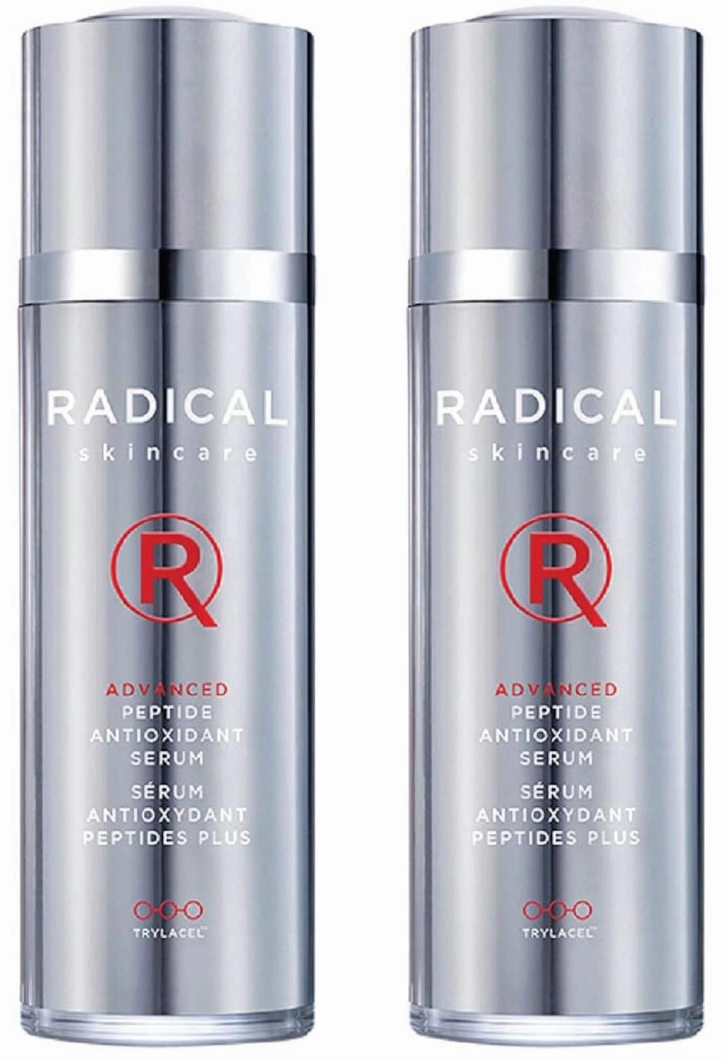 Radical Skincare Advanced Peptide Antioxidant Serum - Repairs and Smooths Skin to Reduce Wrinkles & Improve Elasticity - For All Skin Types - Paraben Free - Clinically Proven Results (1 Fl Oz, 2 Pack)
