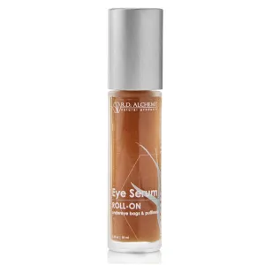RD Alchemy - 100% Natural & Organic Eye Serum Roll-On - Best Under Eye Serum for Dark Circles, Bags, Fine Lines, & Wrinkles. Caffeine, Peptide, & Retinol Eye Serum for Firming Eye Area.