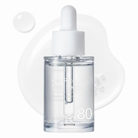 Real Rice Glow Serum with 80% Rice Bran Water and Niacinamide for Dark Spots, Uneven Skin Tone, Dull Skin, Radiant Glow, and Daily K-Beauty Skincare for All Skin Types, 33ml / 1.11 fl. oz.