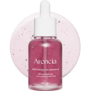 Red Collagen   Peptide Smoothie Serum, 8% Niacinamide, Vitamin C, Vitamin E, lifting anti-aging serum for skin texture for glass skin