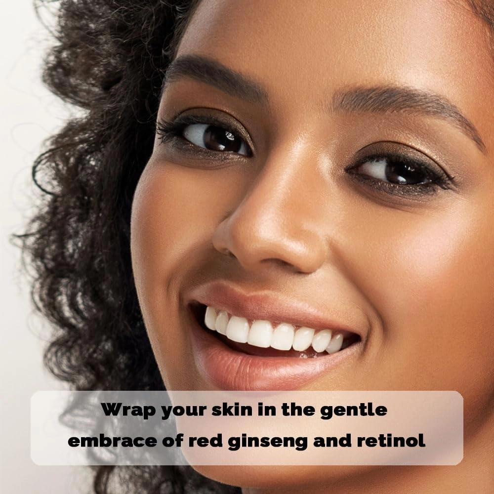 Red Ginseng & Retinol Nourishing Facial Serum – 4-in-1 Toner, Emulsion, Serum & Cream | Moisturizing Daily Korean Skincare for Dry & Sensitive Skin 5.07fl oz (Ginseng)