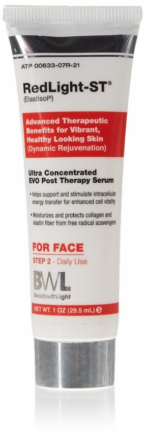 Red Light Therapy Face Serum – RedLight-ST Ultra Concentrated Evo Post-Treatment Serum for Skin Repair & Rejuvenation | Anti-Aging, Collagen Boost, Hydration (Size: 1 ounce)