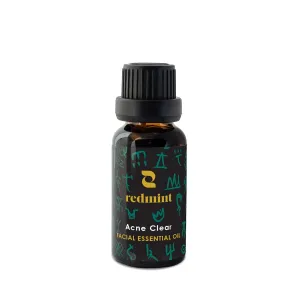 Redmint Acne Clear Facial Essential Oils | Made with 100% Organic TCM Herbal Ingredients Skincare |Natural Tried &True Acne Treatment Solution | Anti Acne Serum for Face to Repair Skin Radiance| 20ml