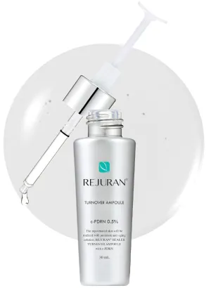 REJURAN® Turnover Ampoule, c-PDRN® – Original Salmon DNA PDRN Face Serum for Firming, Hydrating, Radiant Glass Skin with Visible Anti-Aging Results. Korean Skin Care, Clinically Developed (1.01 fl oz)