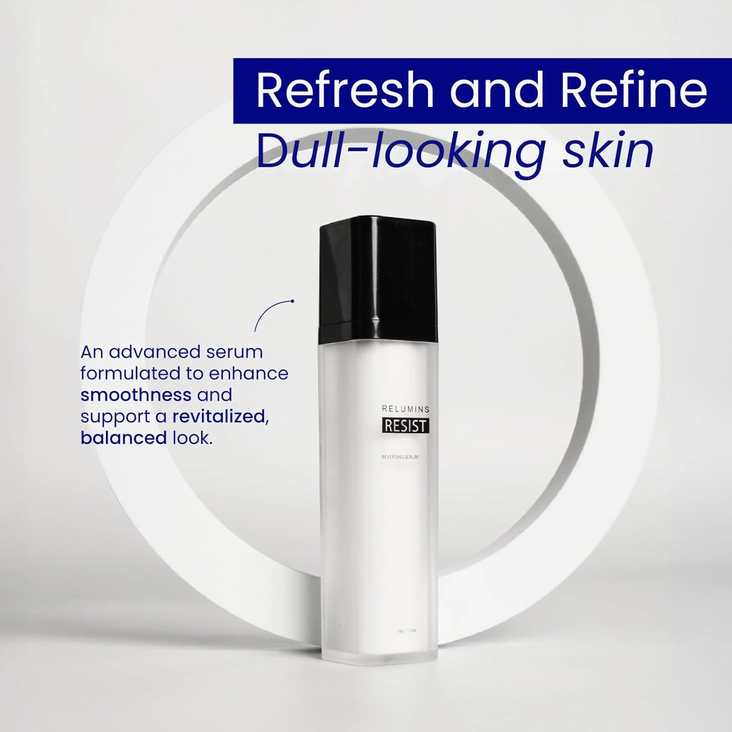 Relumins RESIST Reverse Serum with Retinol for Skin Renewal Hydration Support Texture Firming Night Care Treatment - 50g
