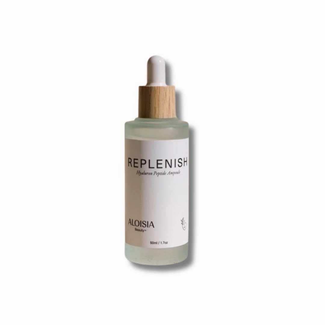 Replenish Hyaluron Peptide Ampoule, 50ml, Anti-Aging Serum with Peptides, Amino Acids, Hyaluronic Acid